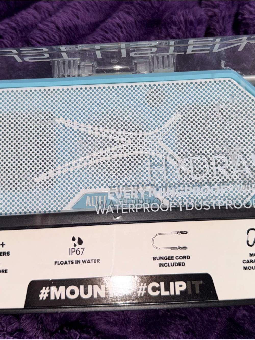 Waterproof Bluetooth Speaker in Light Blue